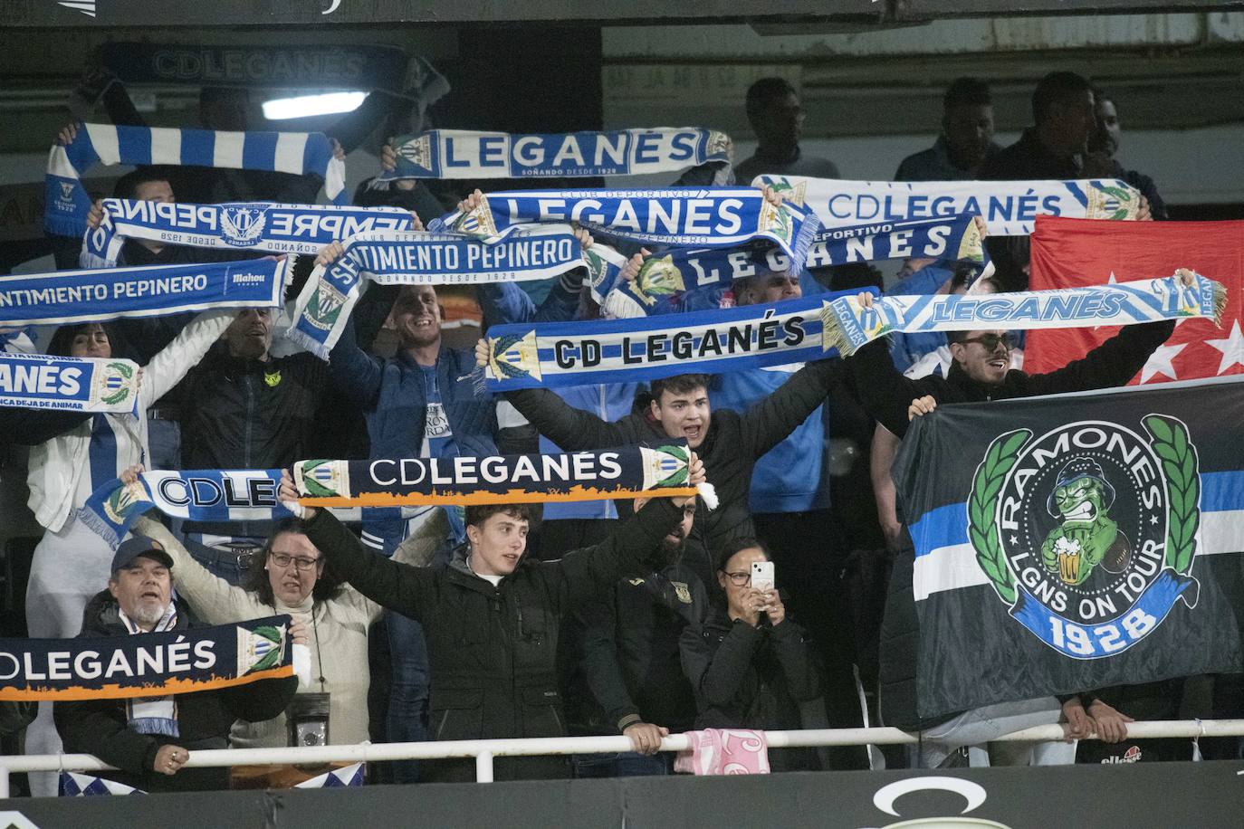 La derrota del Cartagena frente al Leganés, en imágenes