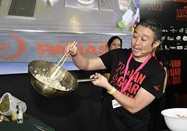 El cocinero japonés Kappou Makoto, en su ponencia de Región de Murcia Gastronómica.