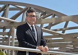 Pedro Fernández Alén, en el hotel Nelva, en Murcia.