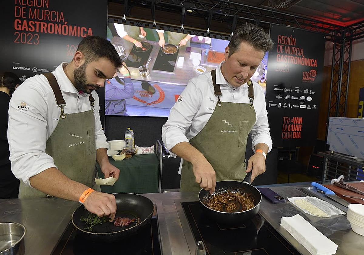 Kiko Moya, este lunes, en Región de Murcia Gastronómica.