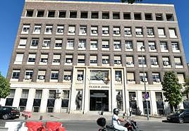 Palacio de Justicia, en paseo Garay, de la ciudad de Murcia.