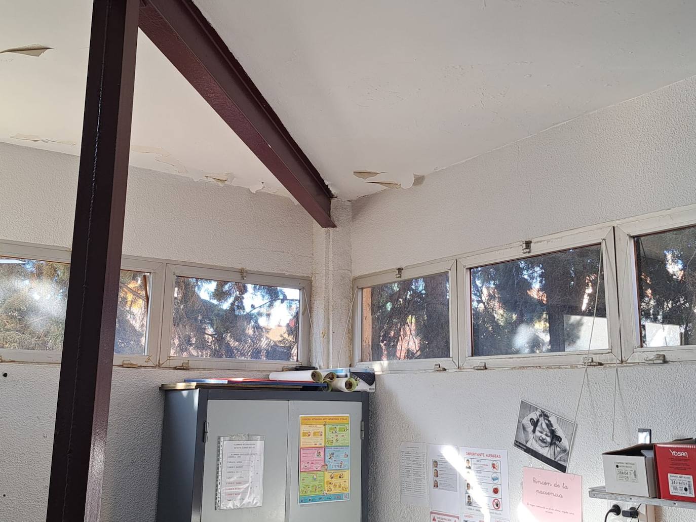 Desperfectos en el CEIP Sagrado Corazón de Librilla