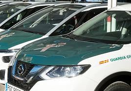 Coches de la Guardia Civil de Murcia.