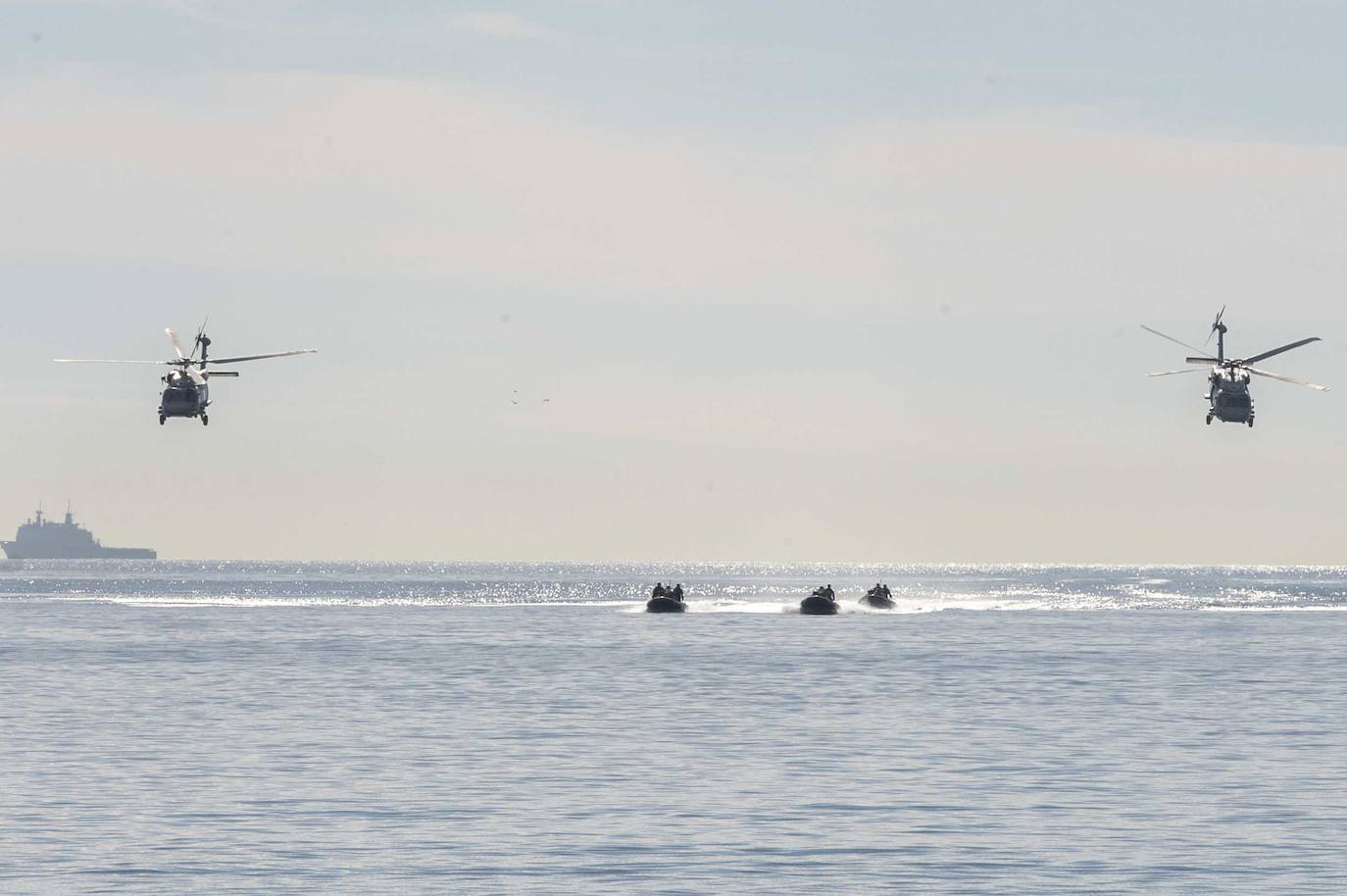 Maniobras de vigilancia y protección de la OTAN en Cartagena