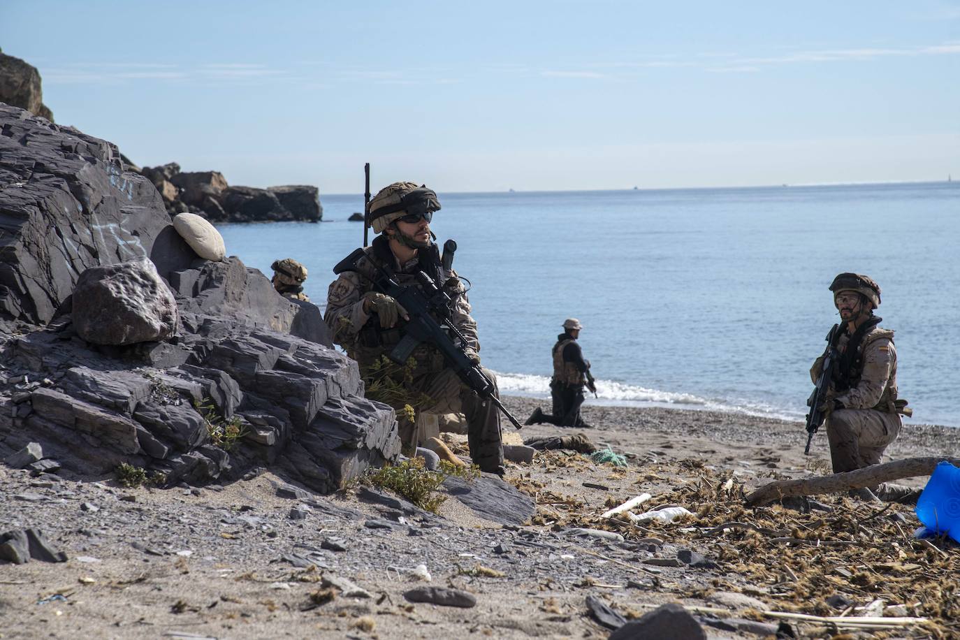 Maniobras de vigilancia y protección de la OTAN en Cartagena