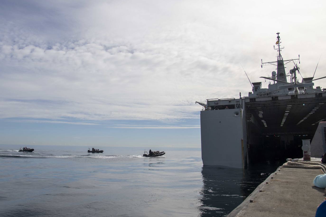 Maniobras de vigilancia y protección de la OTAN en Cartagena