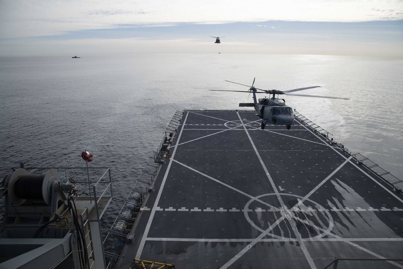 Maniobras de vigilancia y protección de la OTAN en Cartagena