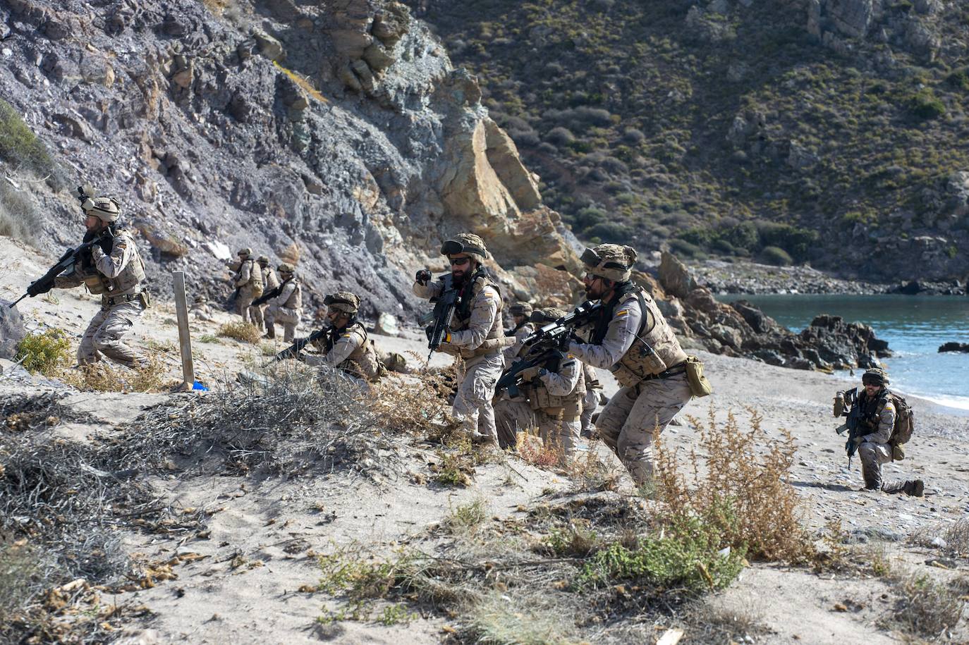 Maniobras de vigilancia y protección de la OTAN en Cartagena