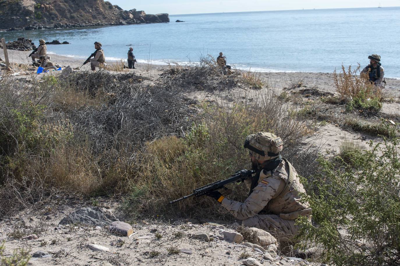 Maniobras de vigilancia y protección de la OTAN en Cartagena