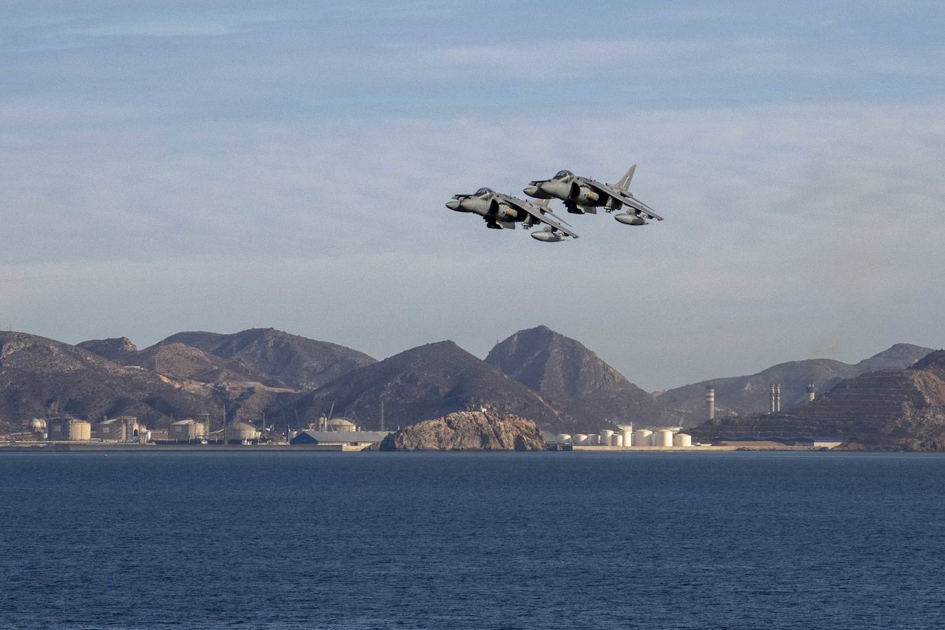 Maniobras de vigilancia y protección de la OTAN en Cartagena