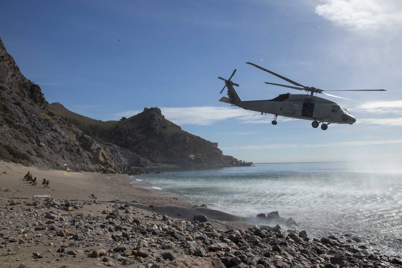 Maniobras de vigilancia y protección de la OTAN en Cartagena