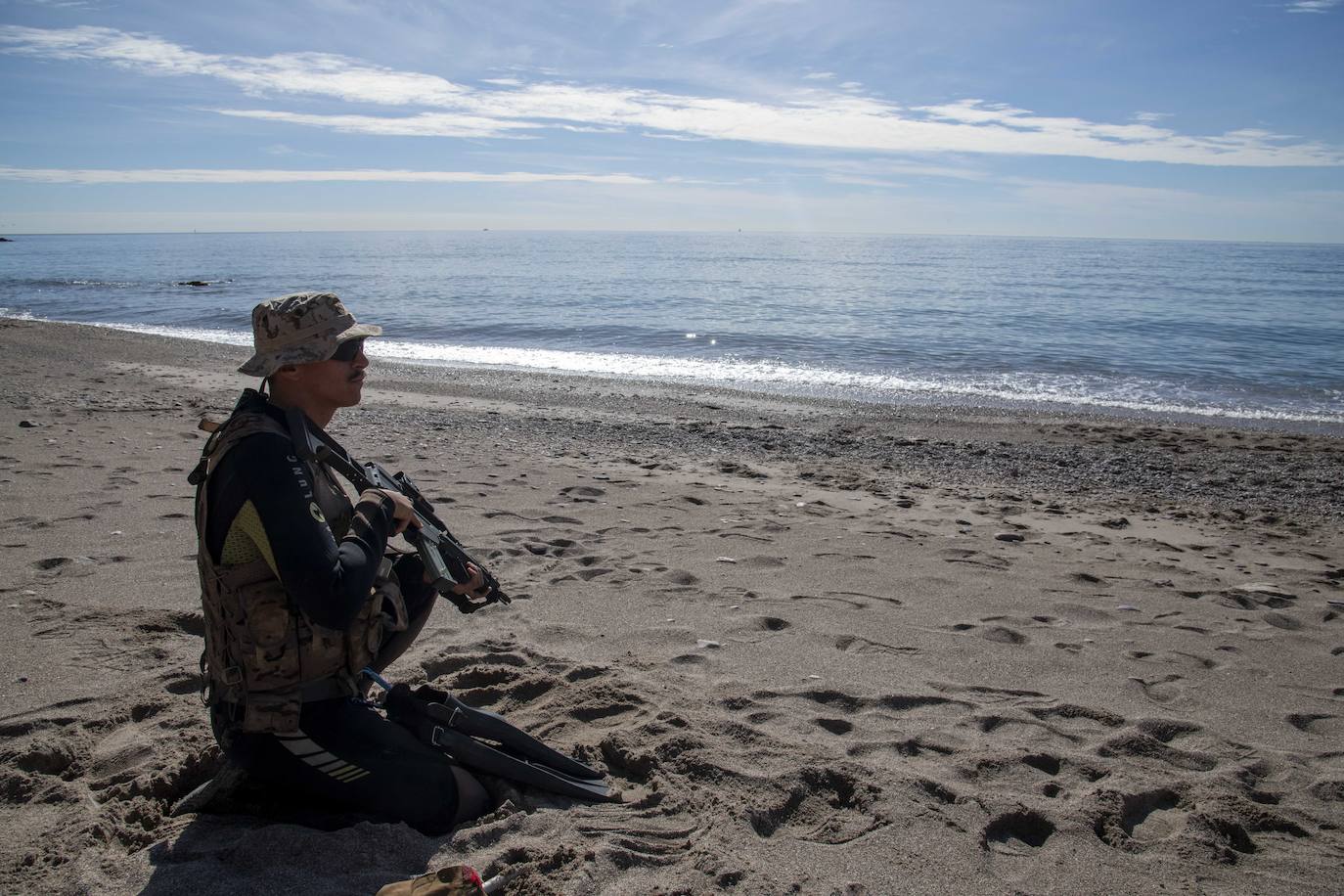 Maniobras de vigilancia y protección de la OTAN en Cartagena
