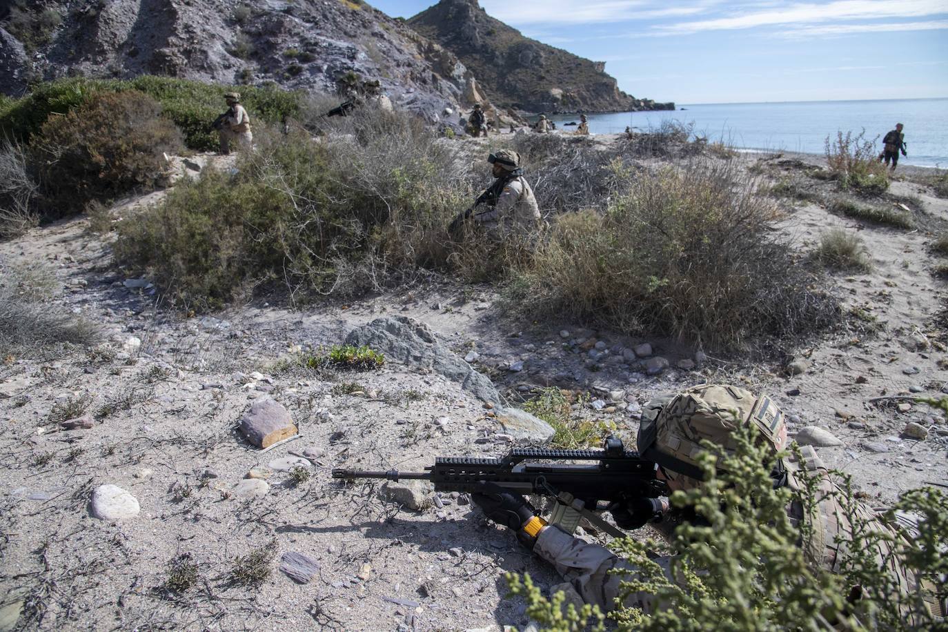 Maniobras de vigilancia y protección de la OTAN en Cartagena