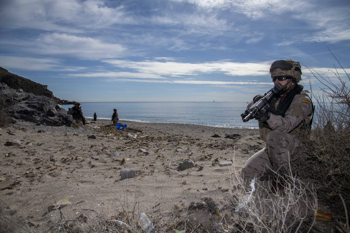 Maniobras de vigilancia y protección de la OTAN en Cartagena