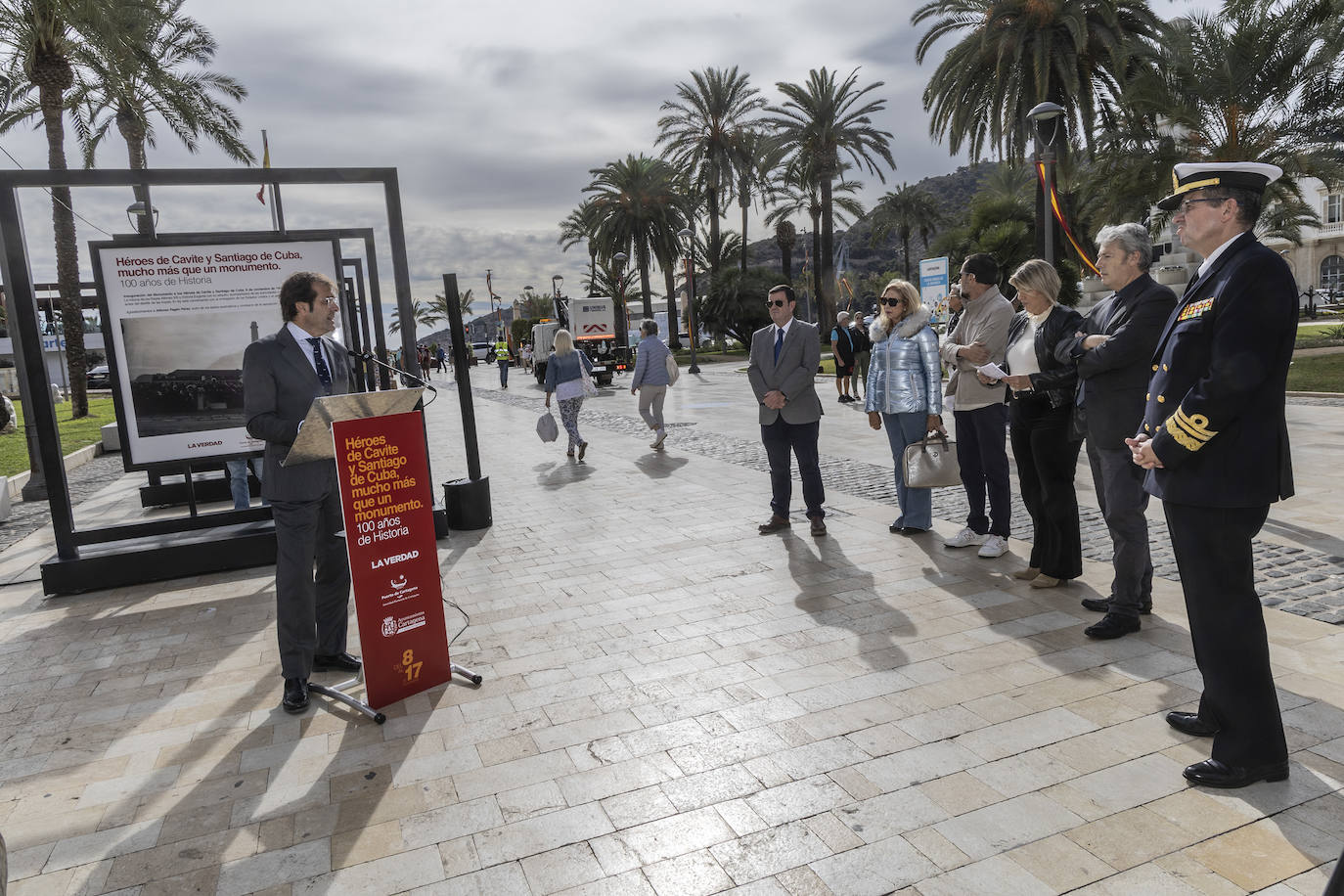 Exposición por el centenario del monumento Héroes de Cavite en Cartagena
