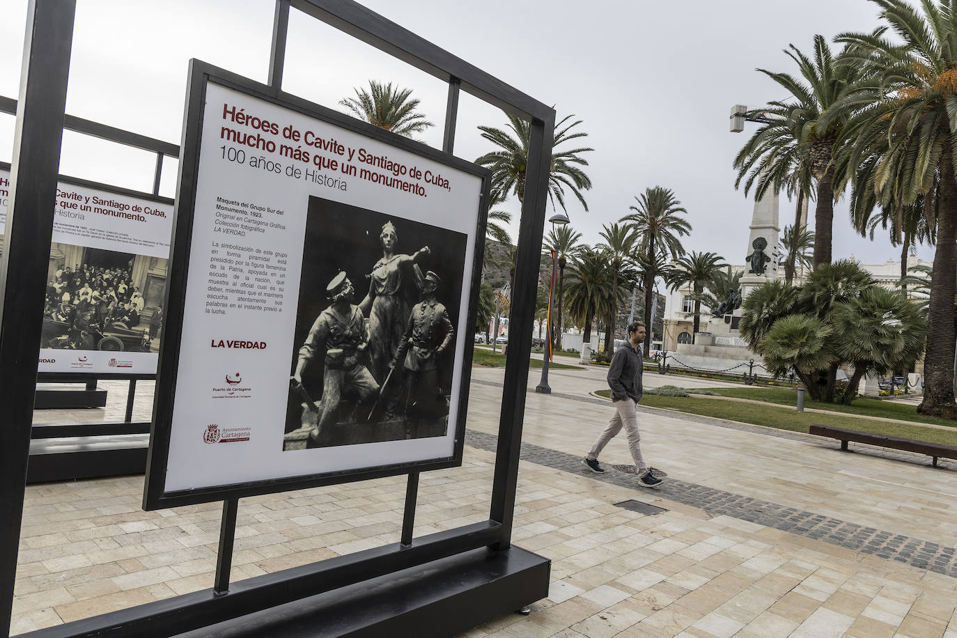 Exposición por el centenario del monumento Héroes de Cavite en Cartagena