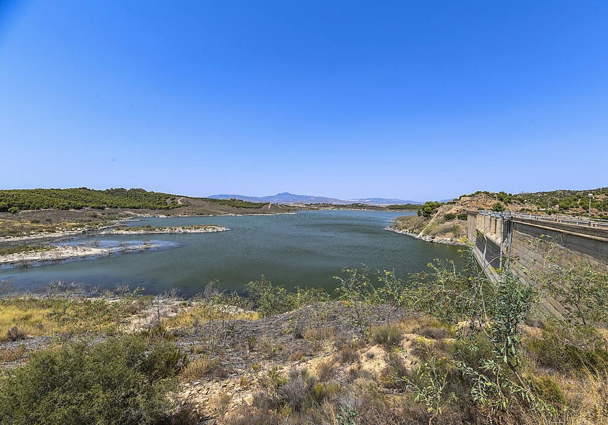 El embalse de Santomera, en una imagen de archivo.