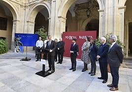 La presentación del proyecto 'Murcia barroca', este jueves, en el Palacipo Epicopal.