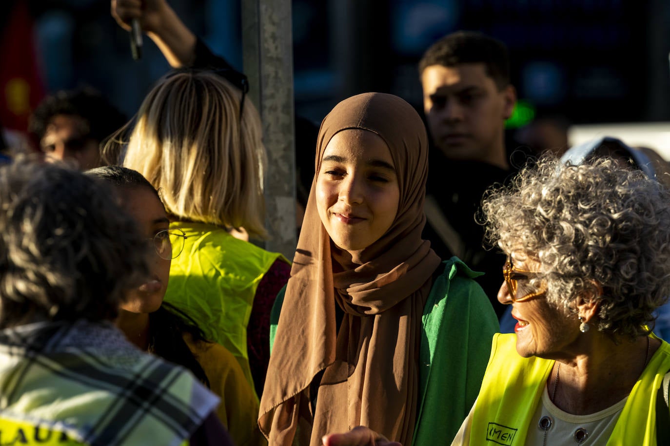 Las imágenes de la manifestación en Murcia en defensa de Palestina
