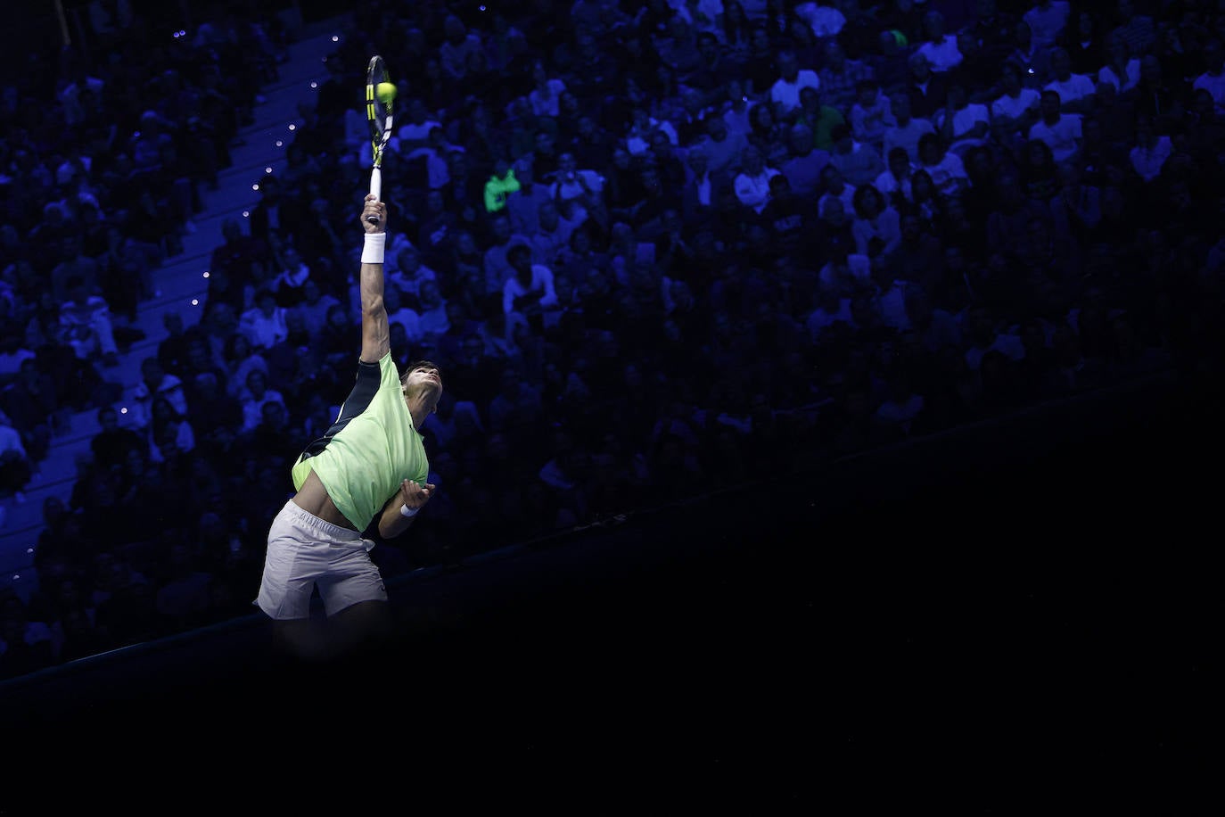 La derrota de Carlos Alcaraz ante Zverev en las Finales ATP, en imágenes