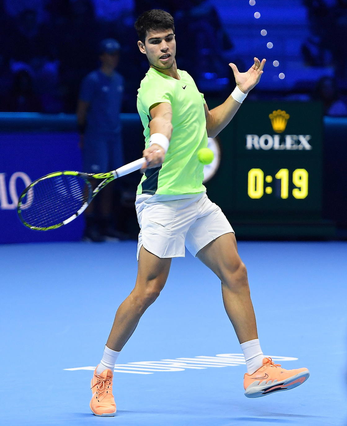 La derrota de Carlos Alcaraz ante Zverev en las Finales ATP, en imágenes