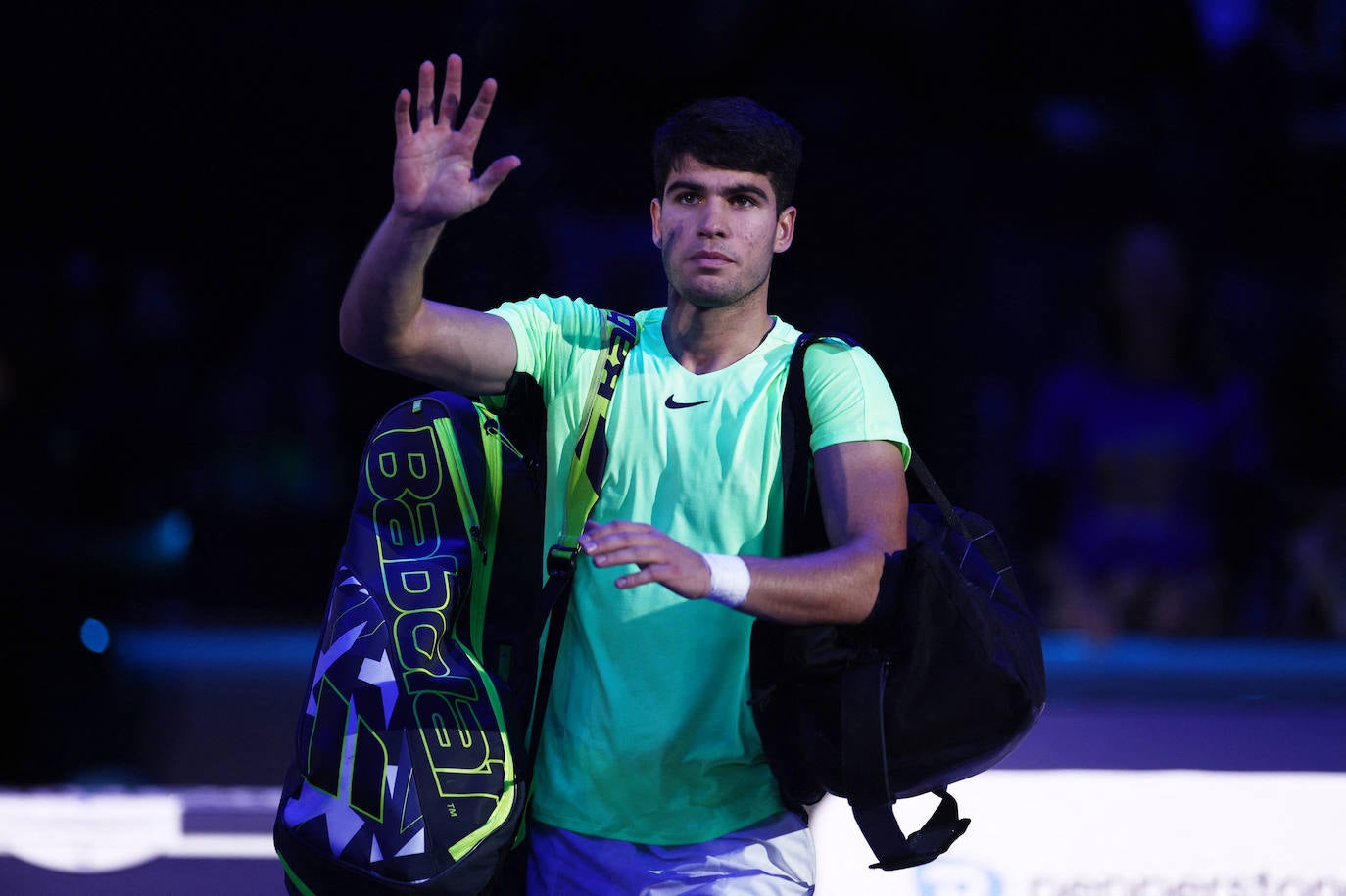 La derrota de Carlos Alcaraz ante Zverev en las Finales ATP, en imágenes