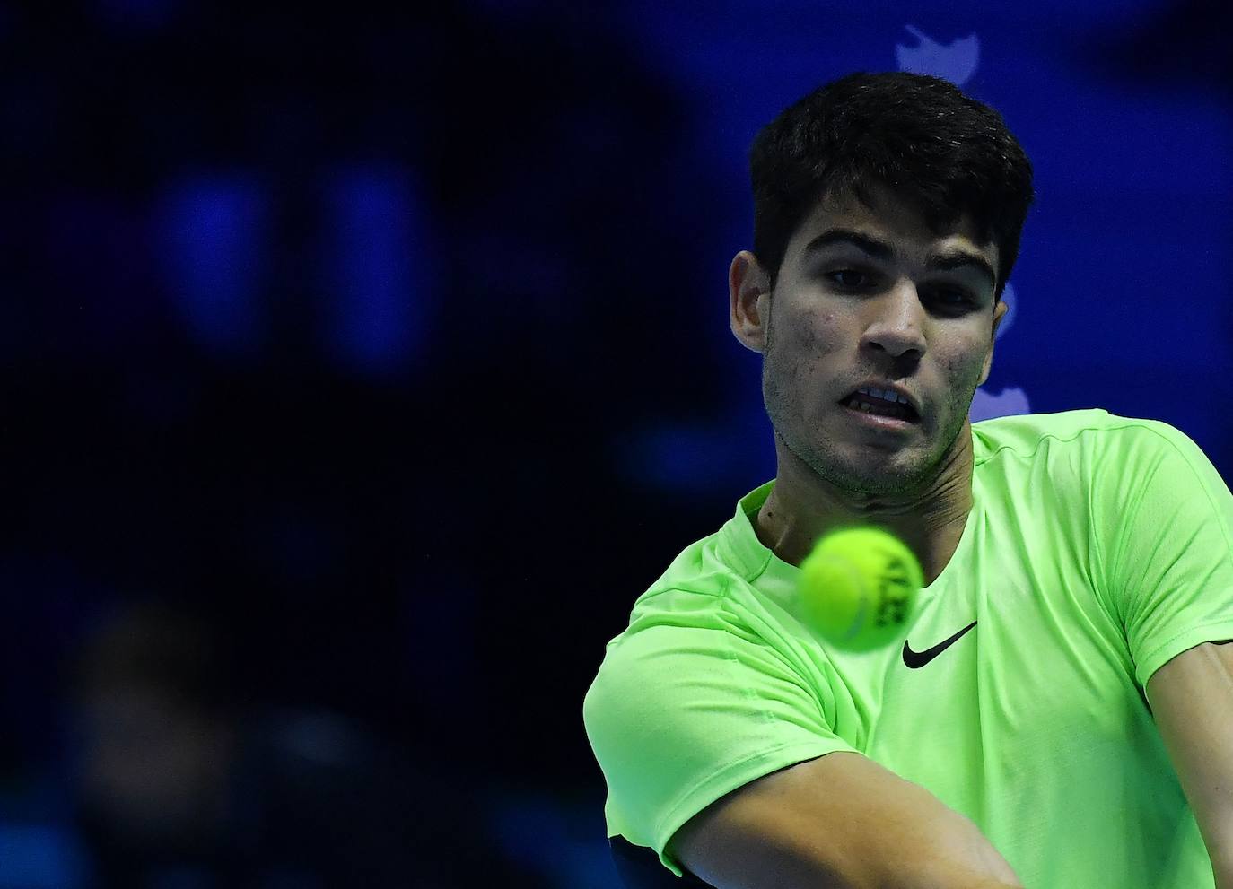 La derrota de Carlos Alcaraz ante Zverev en las Finales ATP, en imágenes