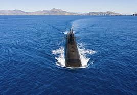 Imagen de archivo del submarino S-80.