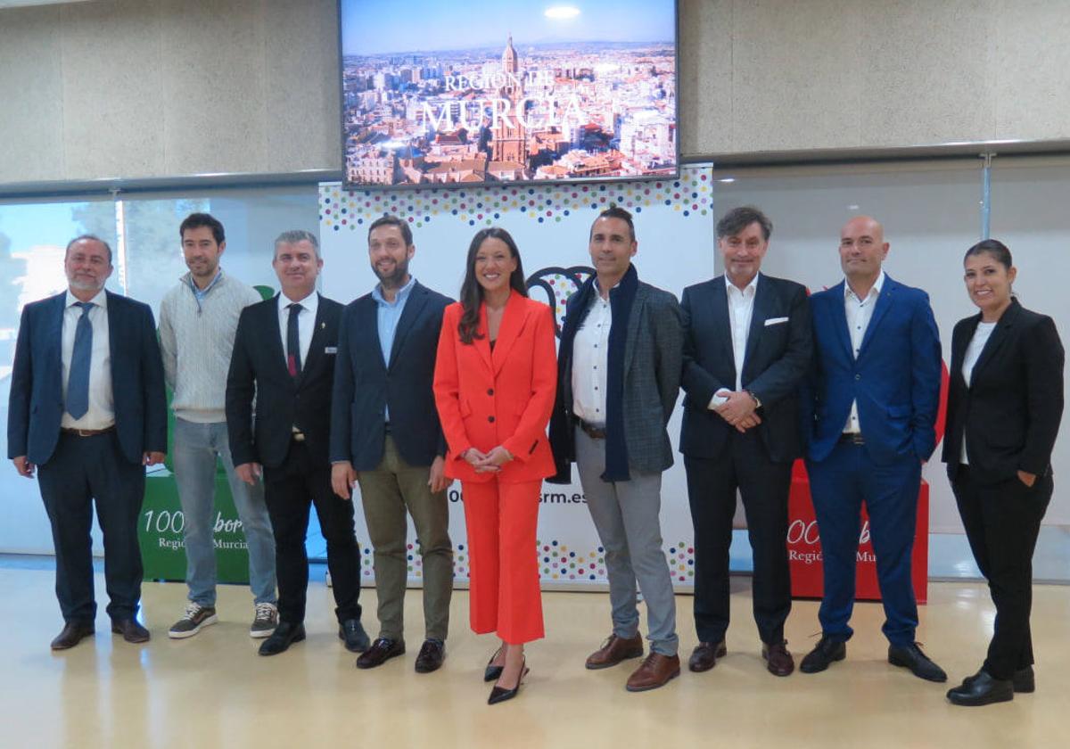 La consejera de Turismo y Cultura, Carmen Conesa, en la presentación del concurso en el CCT.