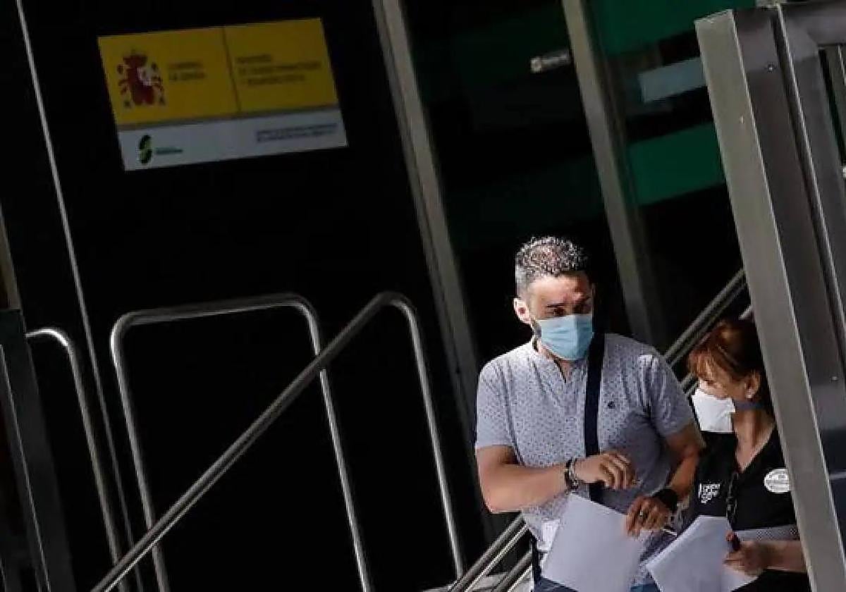 Imagen de archivo de una oficina de la Seguridad Social.