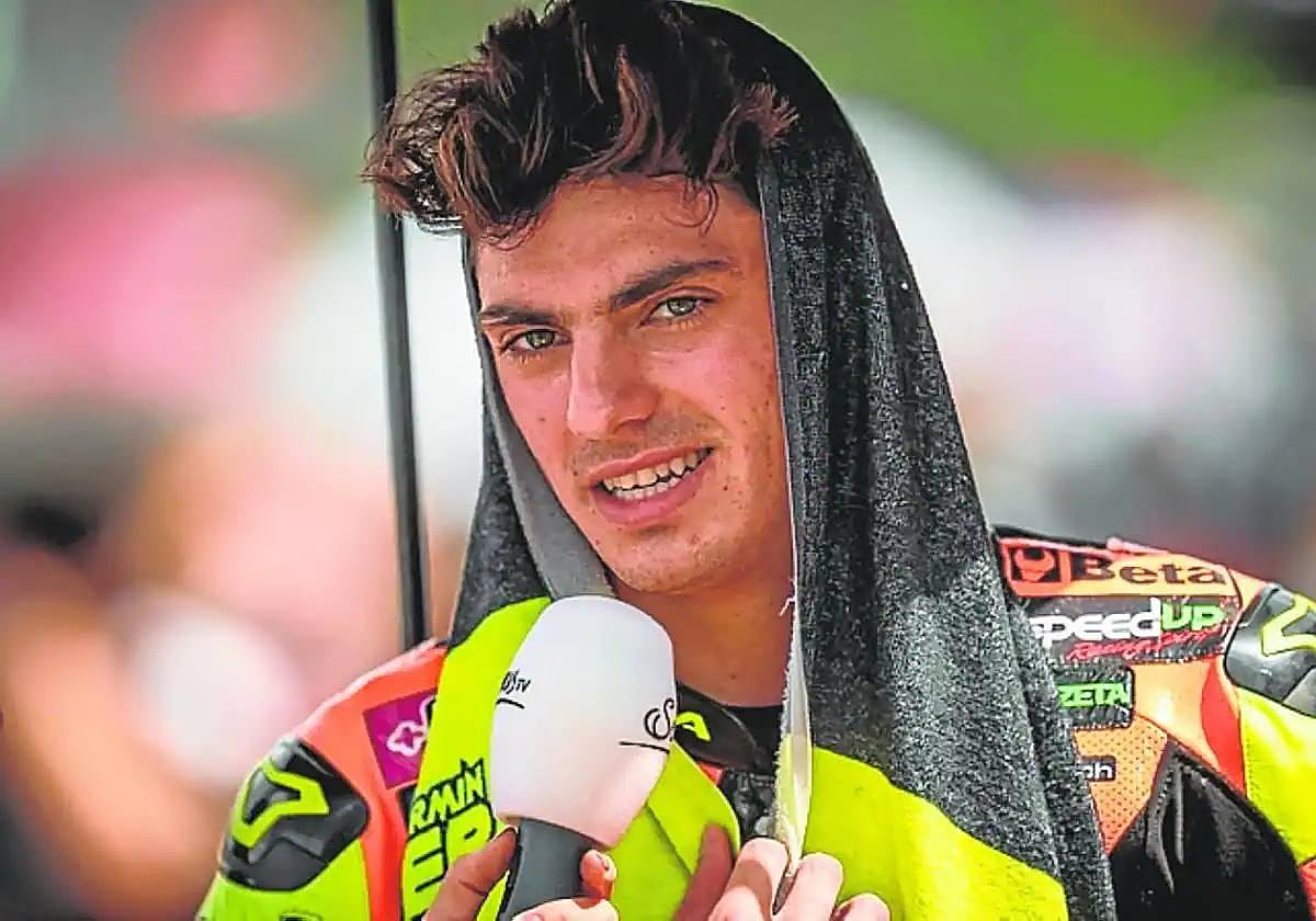 Fermín Aldeguer, hace dos semanas en el GP de Tailandia.