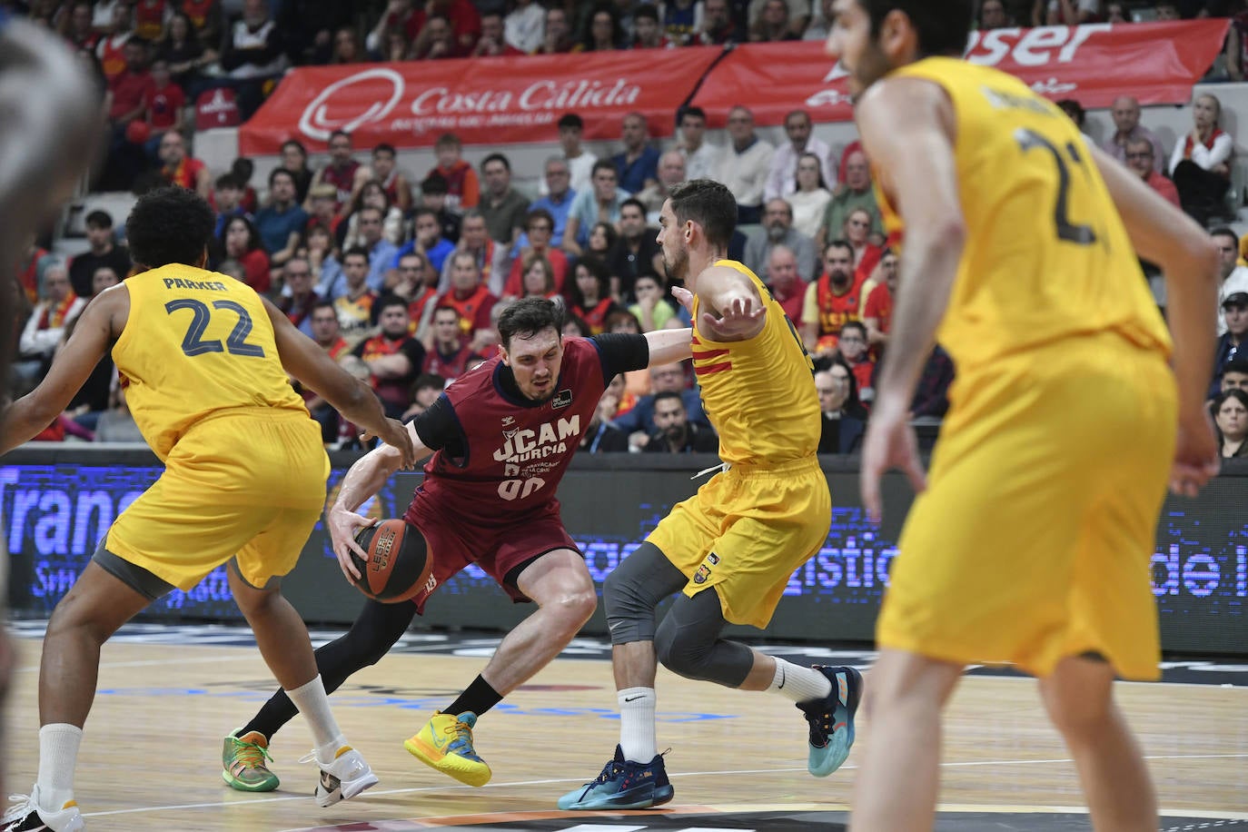 La victoria del UCAM Murcia frente al Barça, en imágenes