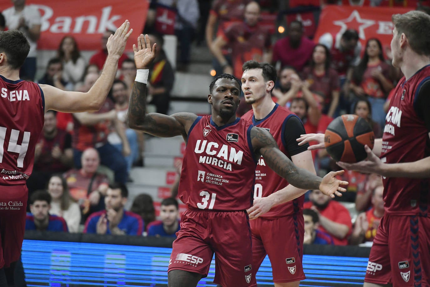 La victoria del UCAM Murcia frente al Barça, en imágenes