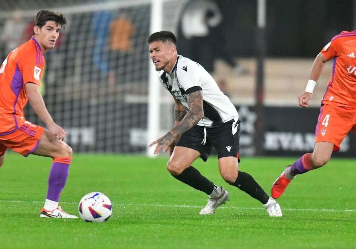 Juanjo Narváez, en el partido contra el Albacete.