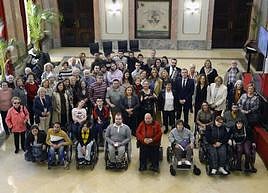 El acto con motivo del Día Nacional de la Espina Bífida, este martes.