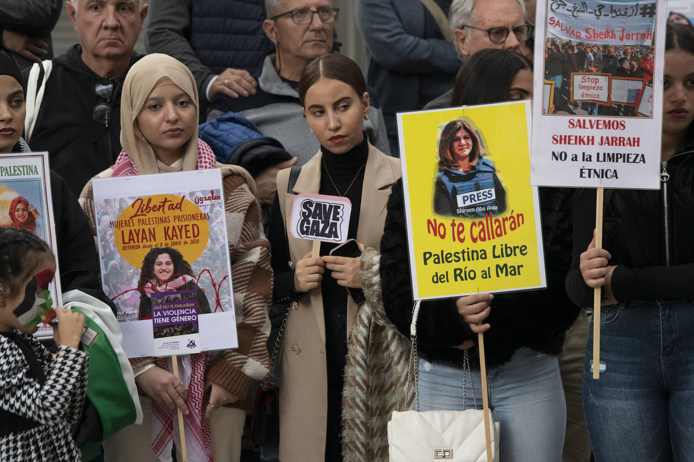 Protesta en Murcia por el «genocidio en Palestina»