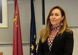 La concejal de Cs María Ángeles Martí, en el Ayuntamiento de Ceutí