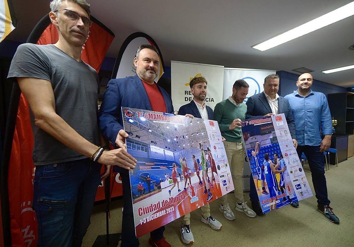 Presentación del MAMBA basket, que se disputará en Murcia desde este viernes y hasta el domingo.