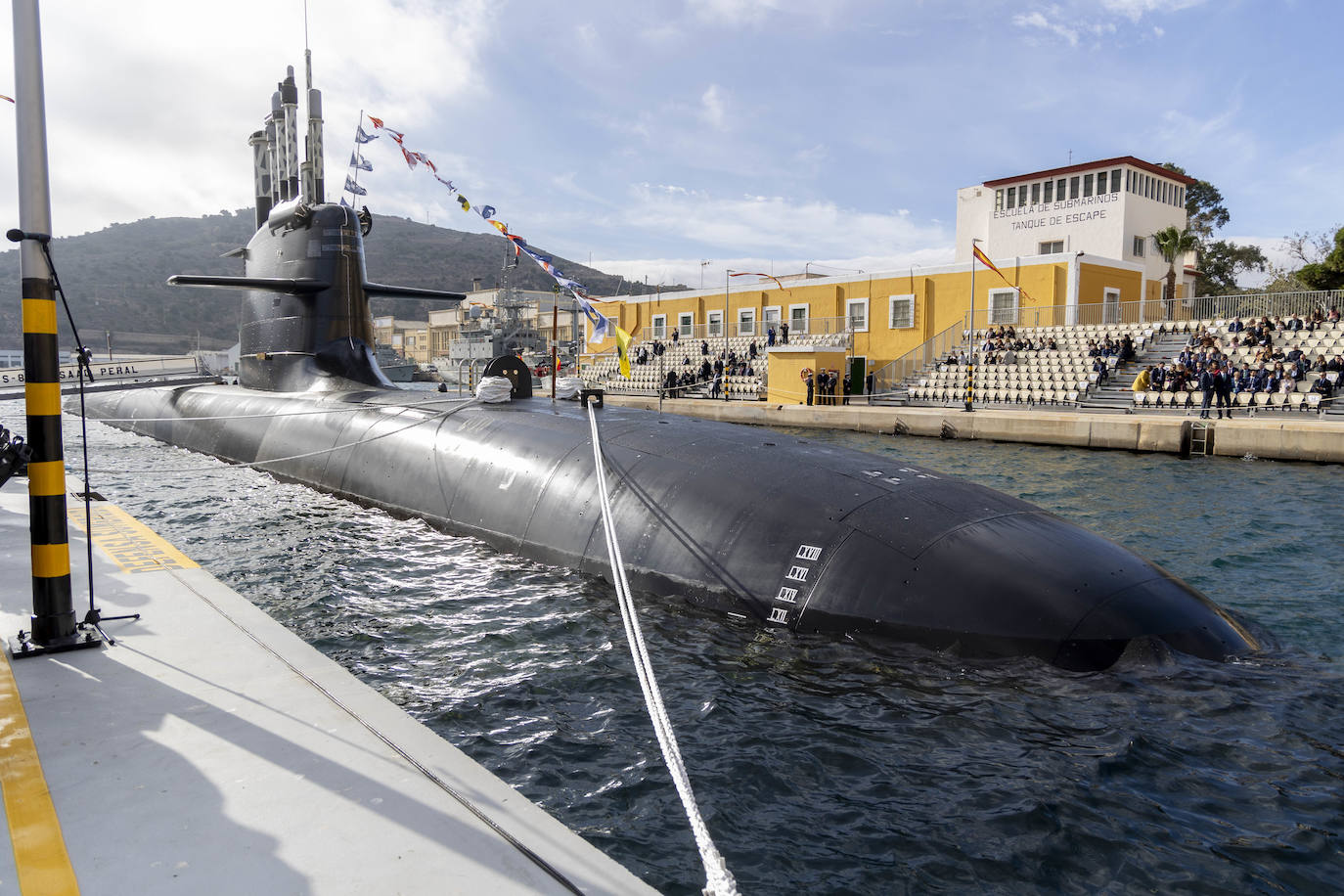 El acto de entrega del S-81 a la Armada, en imágenes