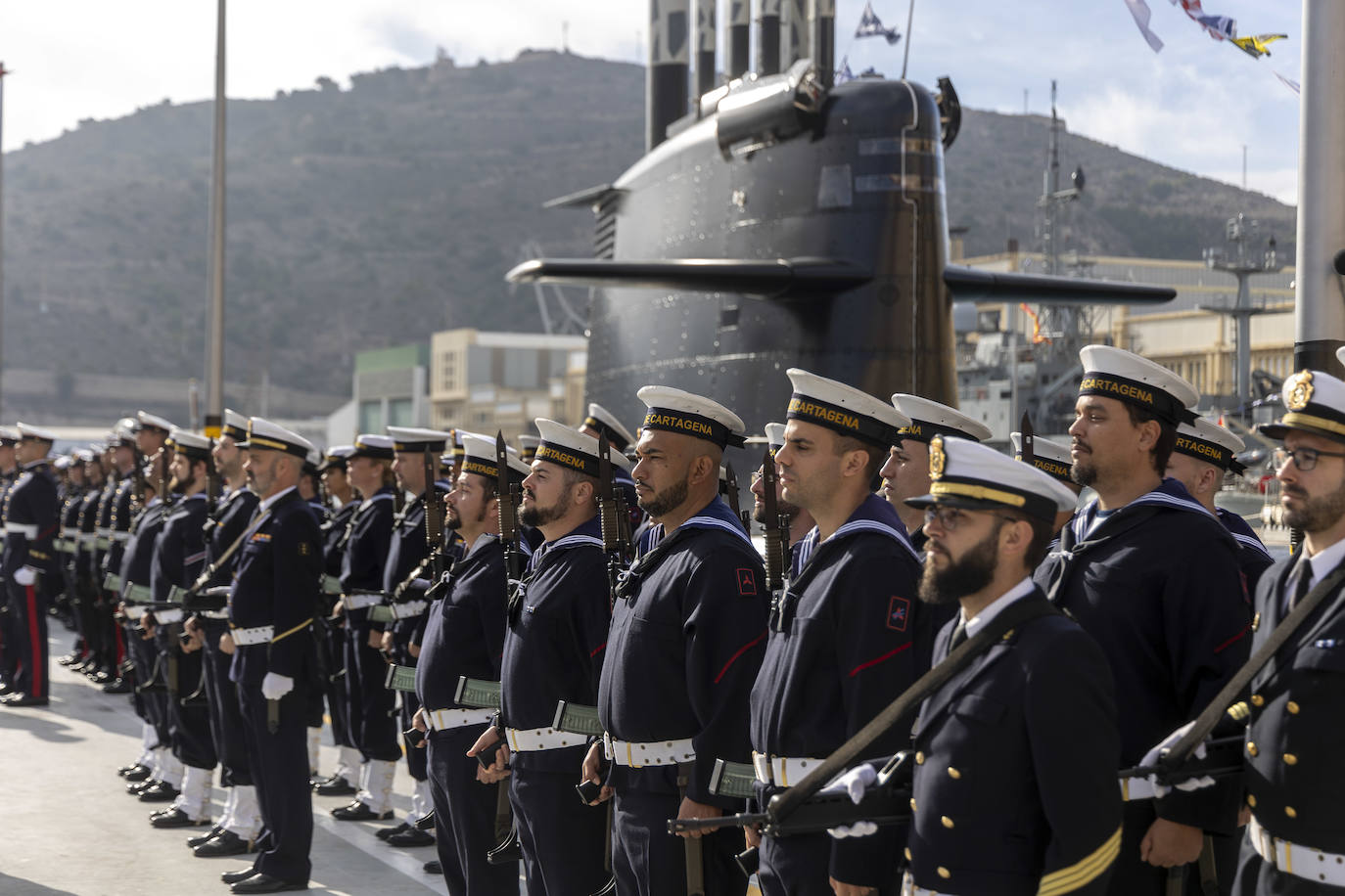 El acto de entrega del S-81 a la Armada, en imágenes