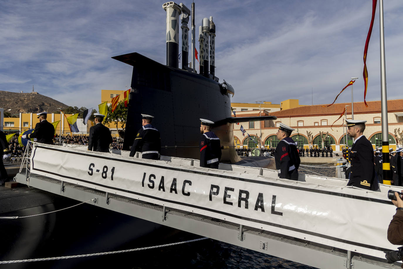 El acto de entrega del S-81 a la Armada, en imágenes