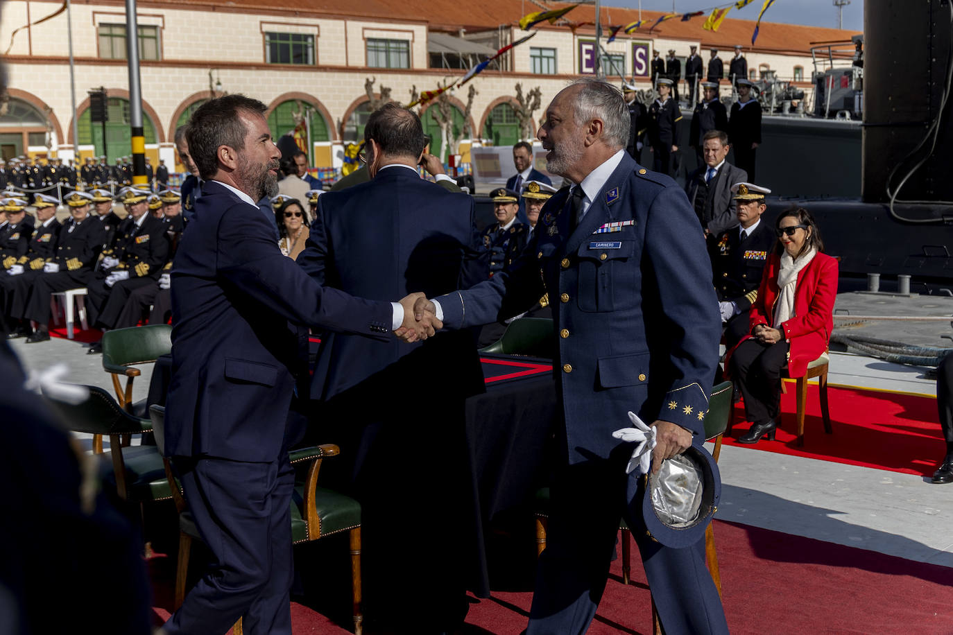 El acto de entrega del S-81 a la Armada, en imágenes