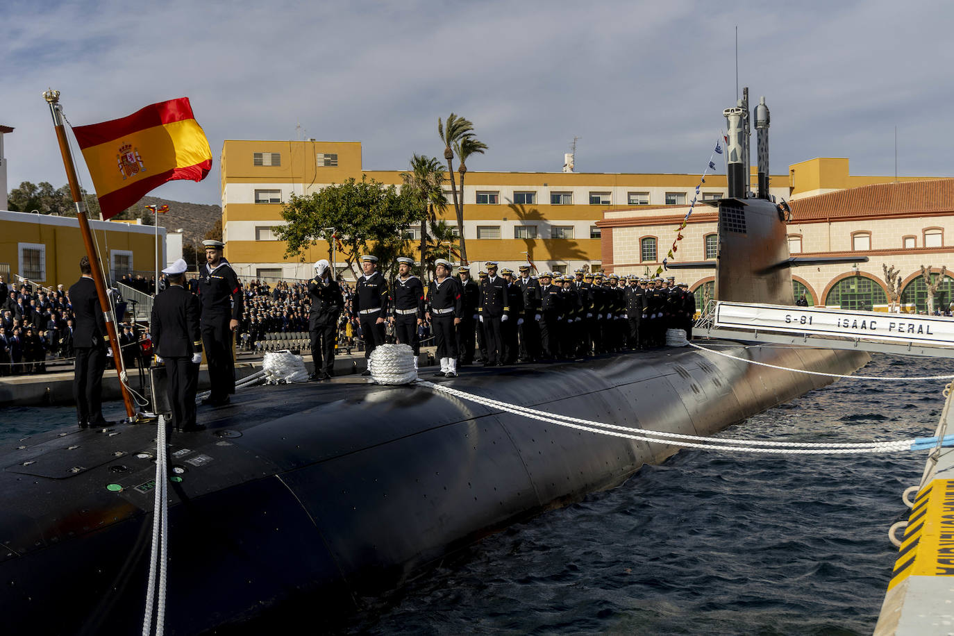 El acto de entrega del S-81 a la Armada, en imágenes