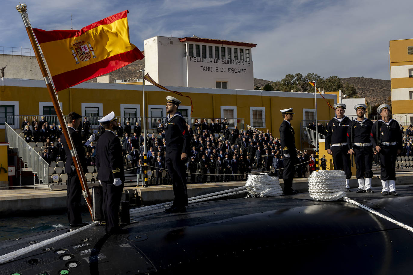 El acto de entrega del S-81 a la Armada, en imágenes