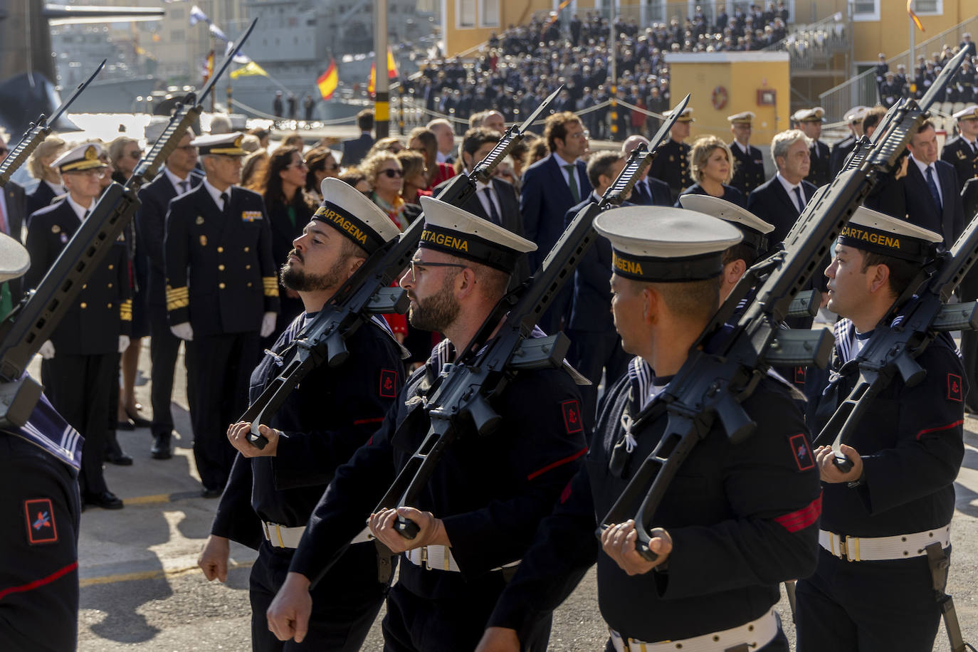 El acto de entrega del S-81 a la Armada, en imágenes