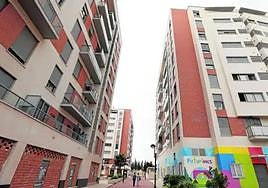 Una de las calles de la urbanización Joven Futura, en una imagen de archivo.