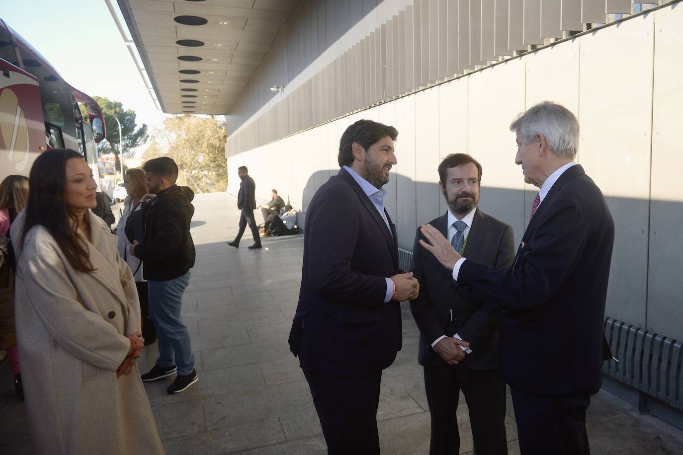 El vuelo entre Madrid y Murcia, en imágenes