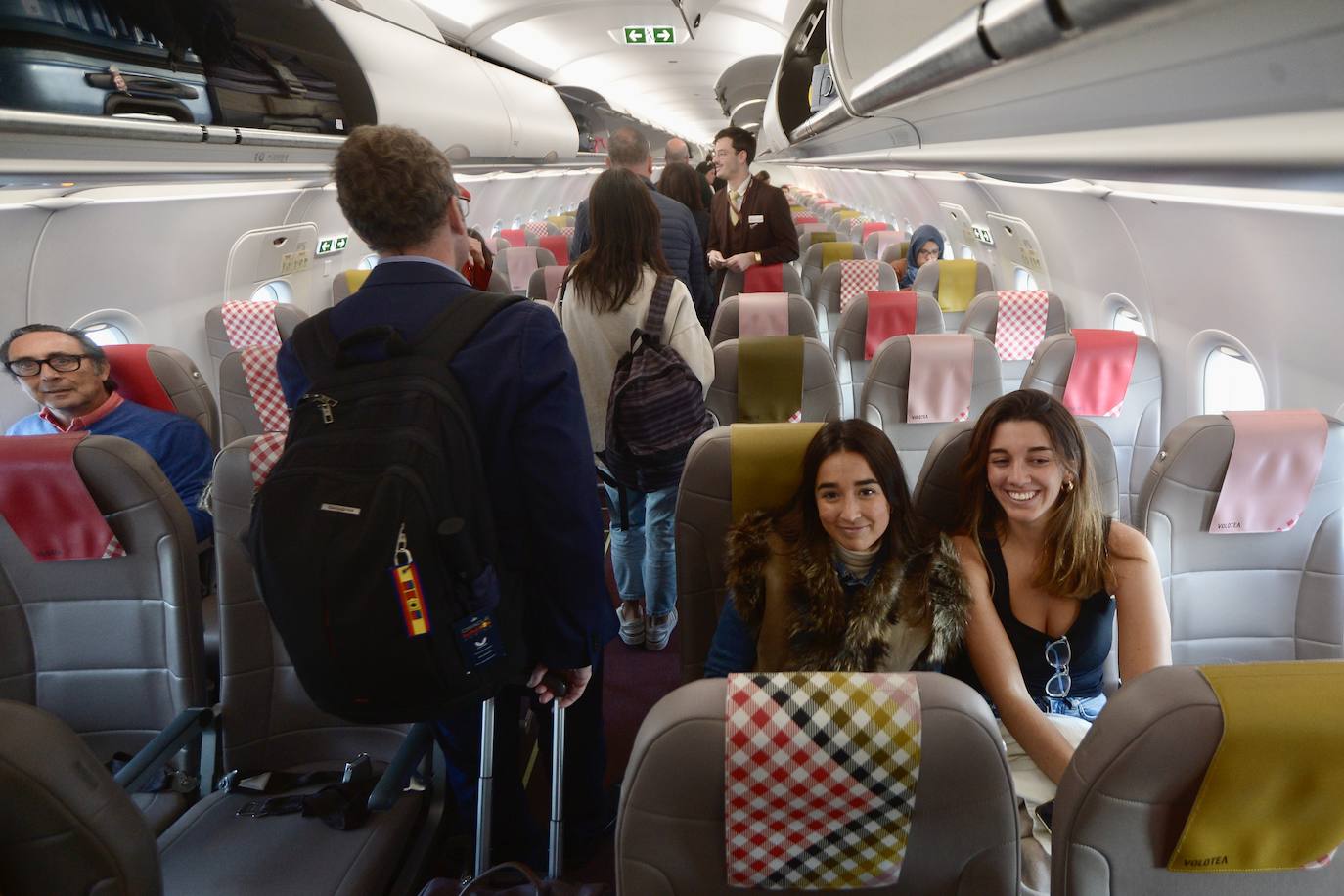 El vuelo entre Madrid y Murcia, en imágenes