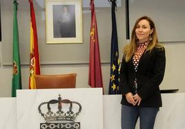 La concejal de Cs María Ángeles Martí, en el Ayuntamiento de Ceutí Cs