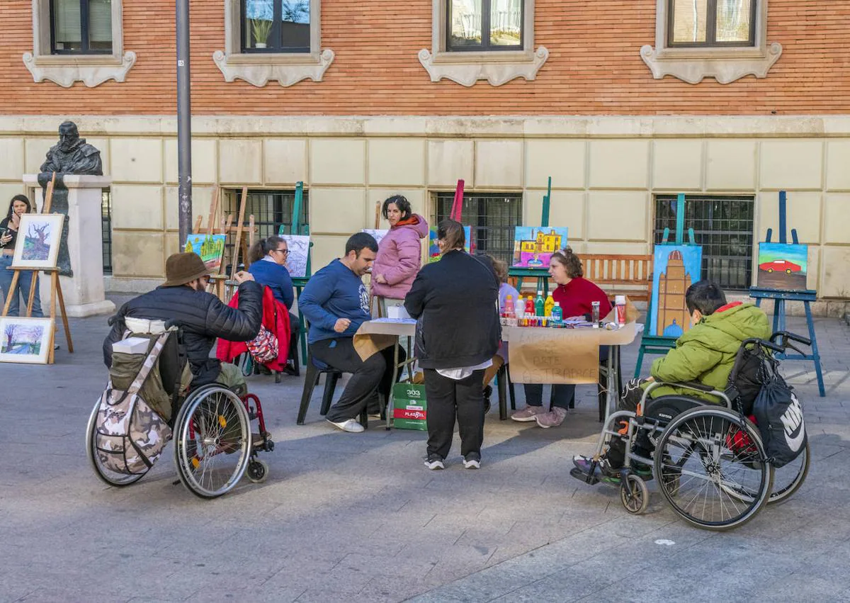 Secondary image 1 - The Day of People with Disabilities 'take'  La Merced and Plaza de Belluga in Murcia